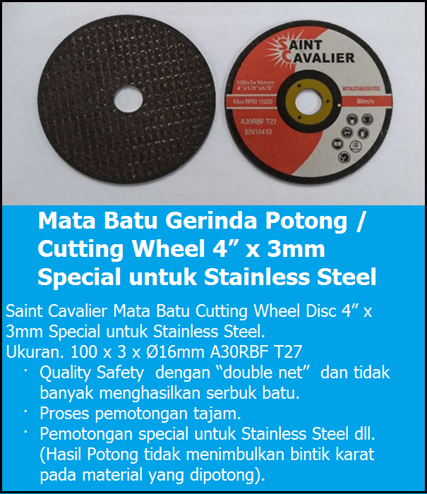 Batu Grinda 4x3 SS